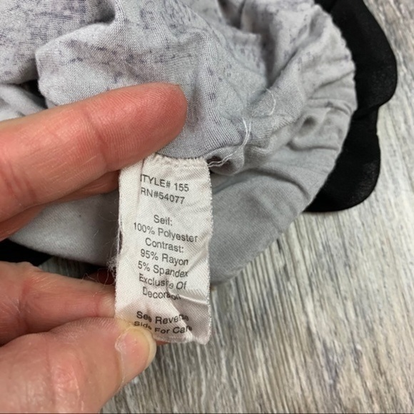 CAbi Illusion Style 155 Layered Tank Black Size M - Picture 8 of 8